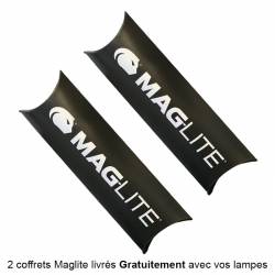 Maglite Pack de DEUX lampes torche solitaire K3A coloris Bleu + piles - Image 2