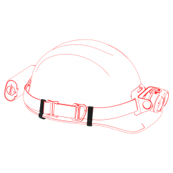 LEDLENSER Clipe de casque pour bandeau frontale - Image 2
