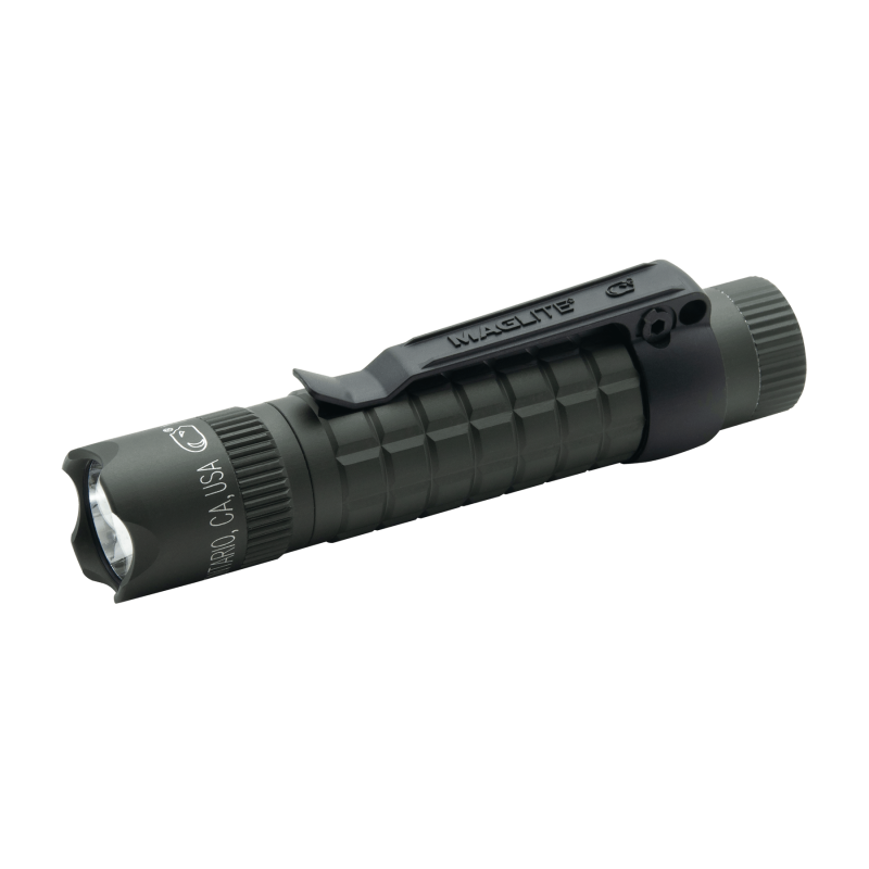 Maglite Lampe Torche MAG TAC LED SG2LRA6 coloris noir - Tête crenelée - livrée en blister