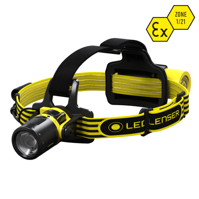 LEDLENSER Lampe frontale exh8r ex-zone 1/21 série Atex