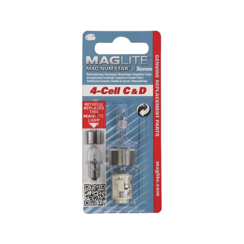 Maglite Ampoule de rechange LMXA401 Mag-Num Star Xenon (4 piles C & D)