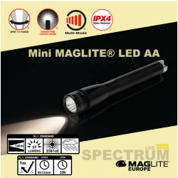 Maglite Lampe Torche SPECTRUM LED blanc SP22SZ7 2 Piles Type-AA - Image 2