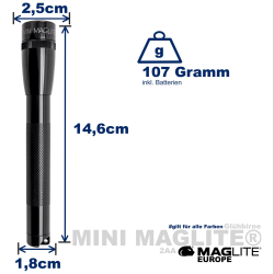 Maglite Lampe Torche Mini R6 avec couteau suisse Victorinox Classic SD Noir - Coffret cadeau - Image 3