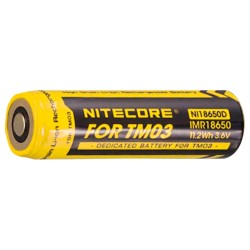 Accus li-ion 18650 pour tm03