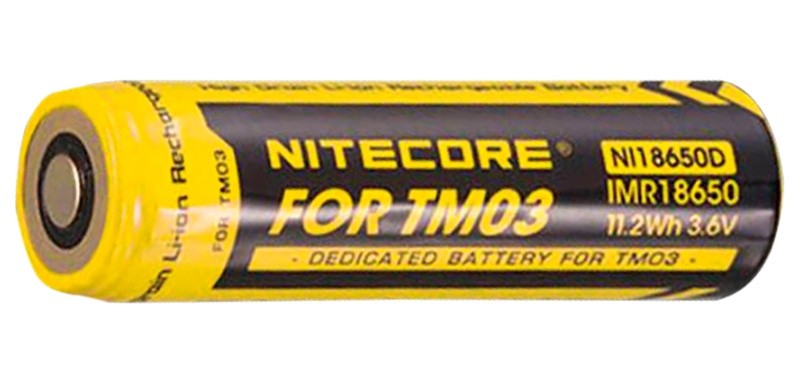 Nitecore Accus li-ion 18650 pour tm03