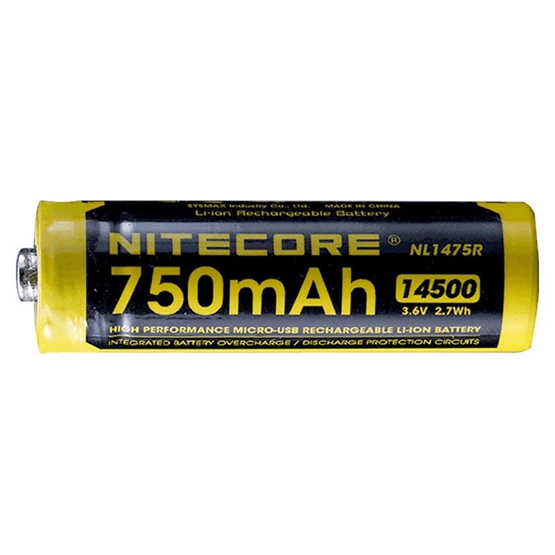 Nitecore Accu li-ion 14500 - 750mah