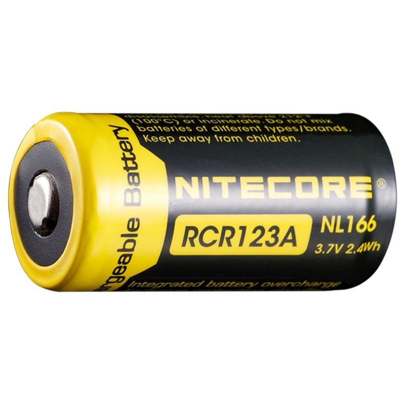 Nitecore Accus li-ion rcr123a