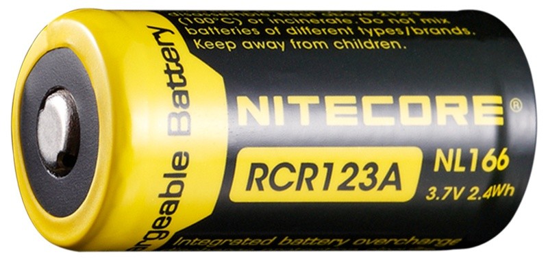 Nitecore Accus li-ion rcr123a