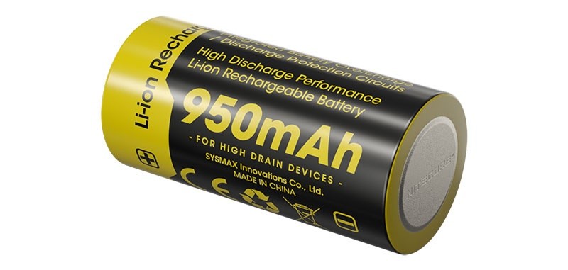Nitecore Accu li-ion 16340