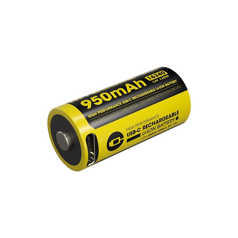 Nitecore Accu li-ion 16340