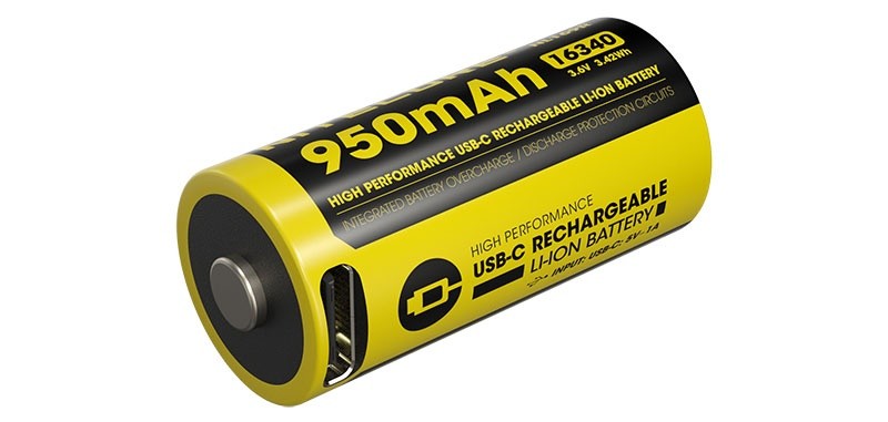 Nitecore Accu li-ion 16340