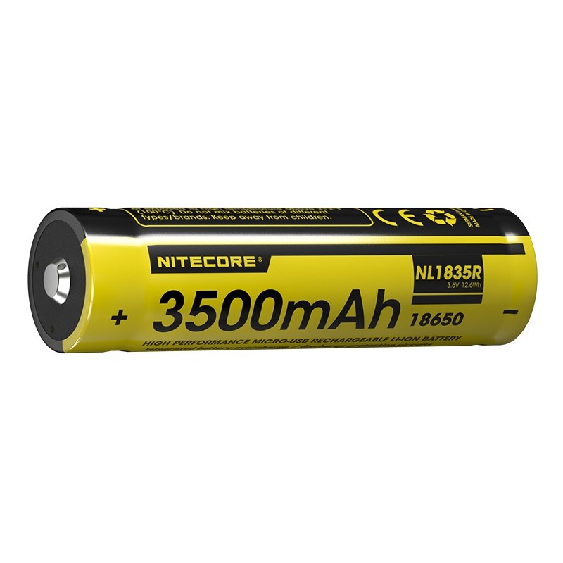 Nitecore Accus li-ion 18650 - 3500mah