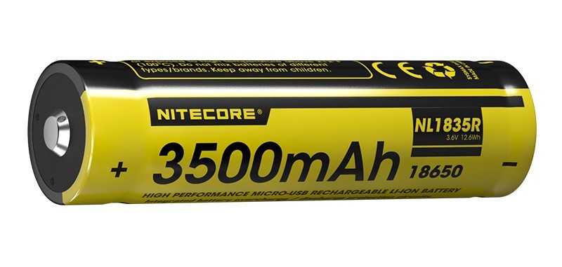 Nitecore Accus li-ion 18650 - 3500mah