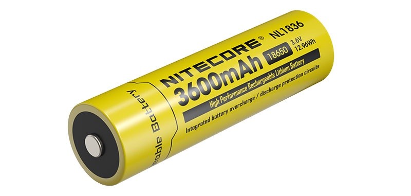 Nitecore Accus li-ion 18650 - 3600mah