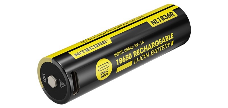 Nitecore Accus li-ion 18650 - 3600mah