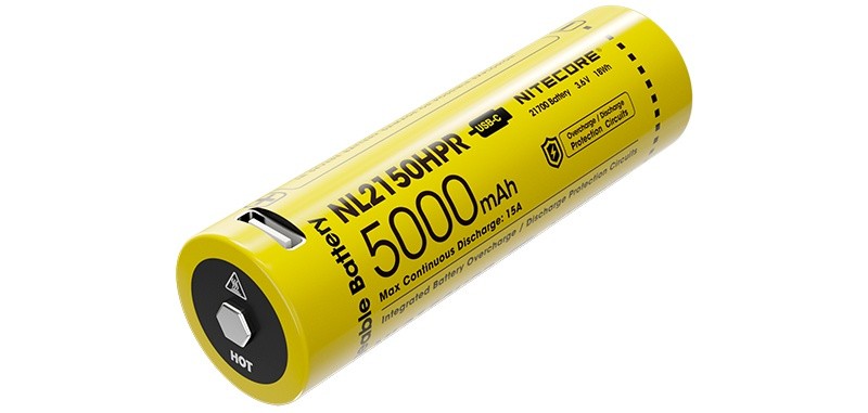 Nitecore Accus li-ion 21700 - 5000mah