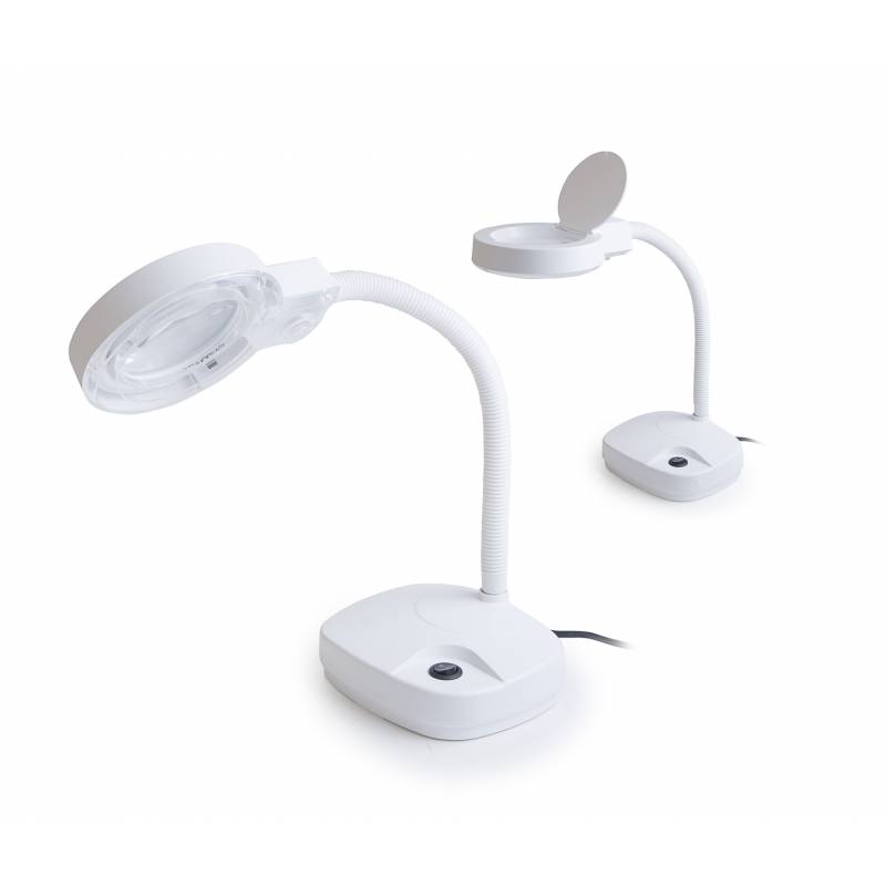 Rexer Lampe de bureau avec loupe en verre